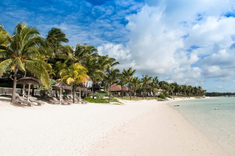 Stretch of beach